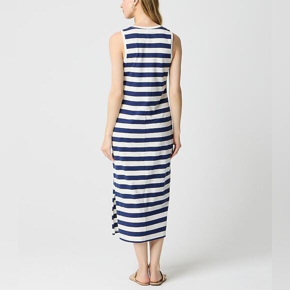 J Crew Striped Knit Midi Dress Size S - Picture 10 of 12